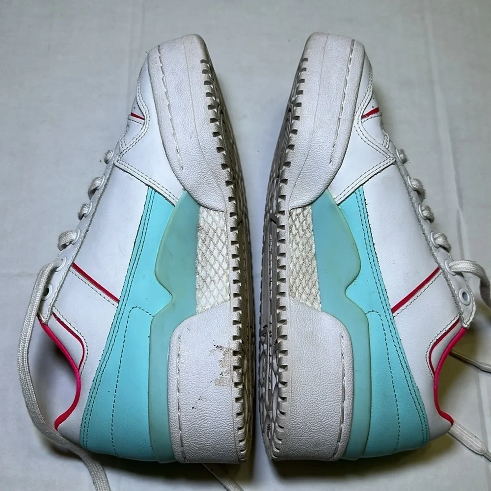 Adidas Women’s Forum Bold‎ White Clear Aqua Pink Shoes Size 6.5